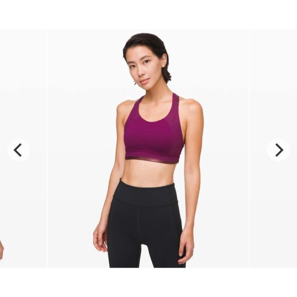 Lululemon Power Moves Sports Bra Size 6